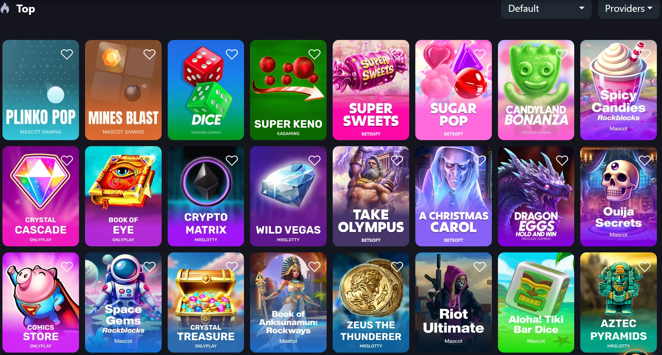 zangabet casino top games